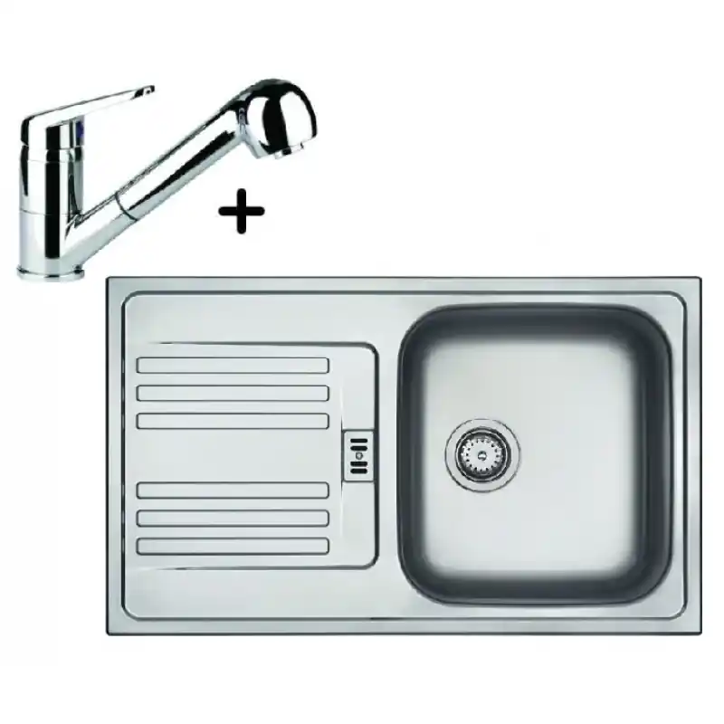 Direktkauf Franke SET N12 Edelstahlspüle EFN 614-78 + Küchenarmatur FC 9547.031