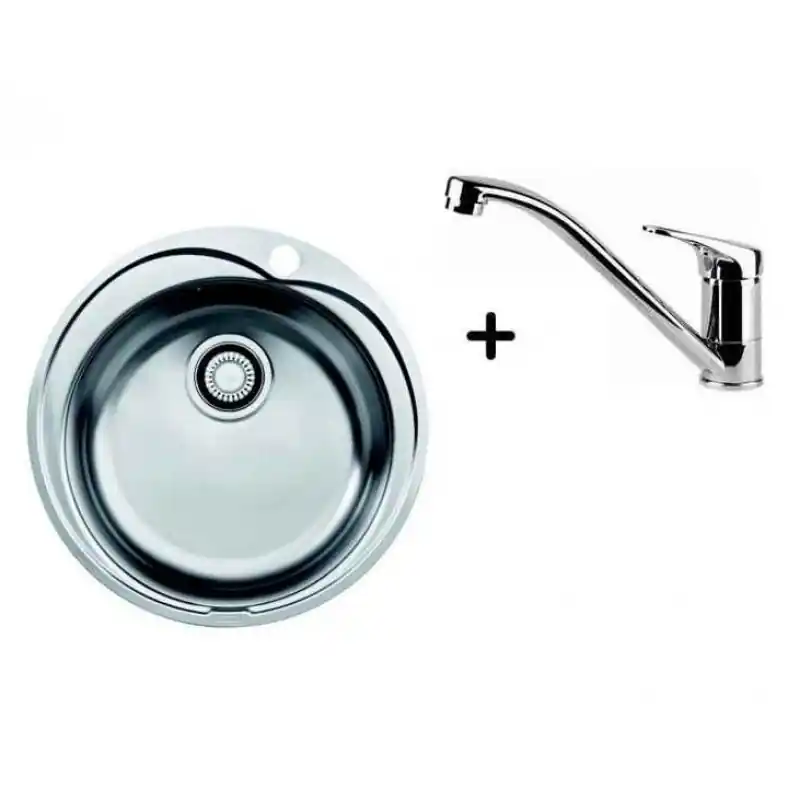 Franke SET N29 Edelstahlspüle RON 610-41 + Küchenarmatur FB 250 Sale