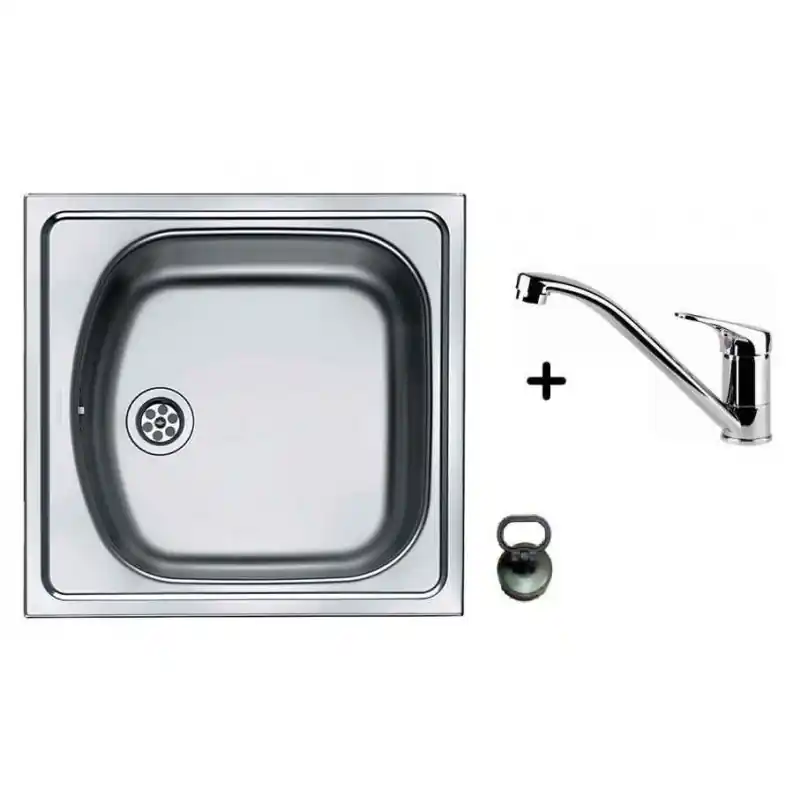 Ausverkauf Franke SET N31 Edelstahlspüle ETN 610 + Küchenarmatur FB 250