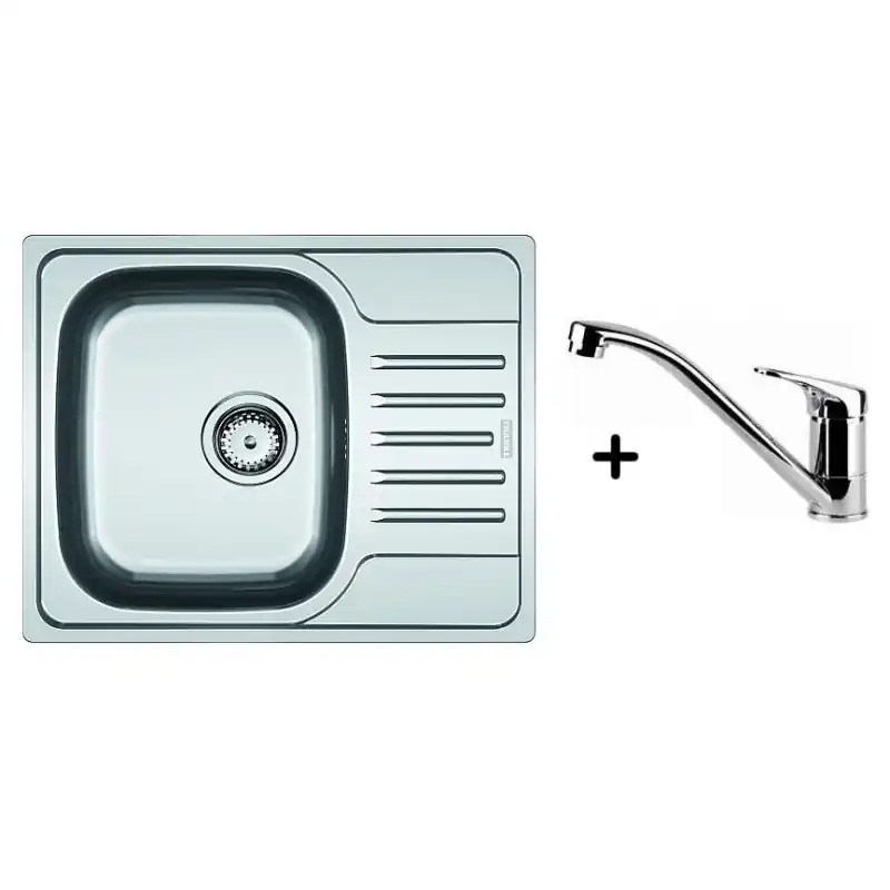 Franke SET N37 Edelstahlspüle PXN 611-60 + Küchenarmatur FB 250 Aktuell
