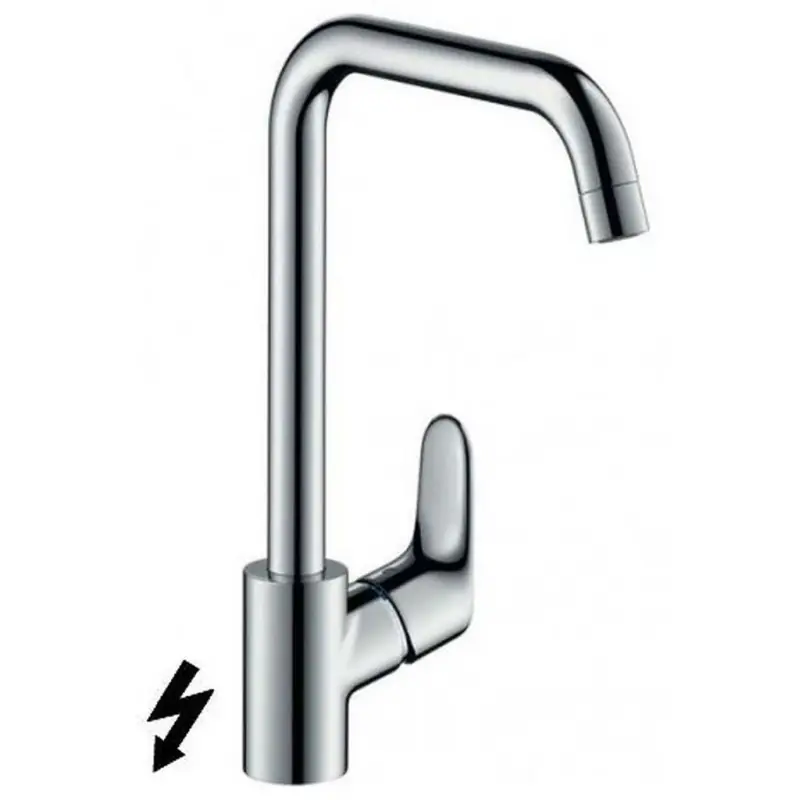 Hansgrohe Focus Einhebel-Küchenarmatur, DN15 für Niederdruck, chrom 31822000 Schneller Versand