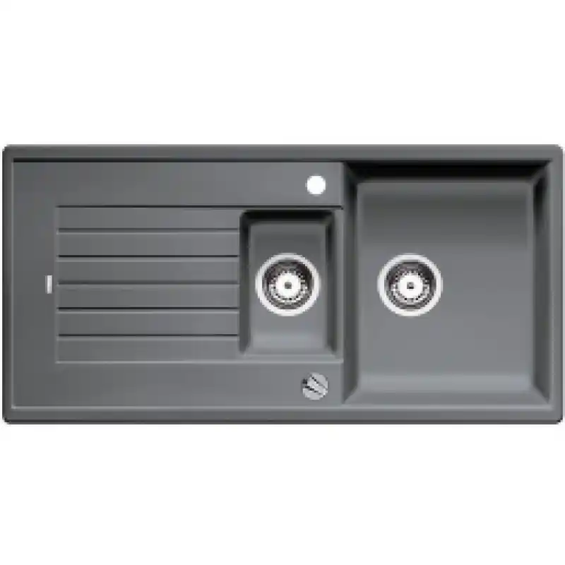 Kracherpreis BLANCO Zia 6 S alumetallic Einbauspüle Silgranit PuraDur II 514733