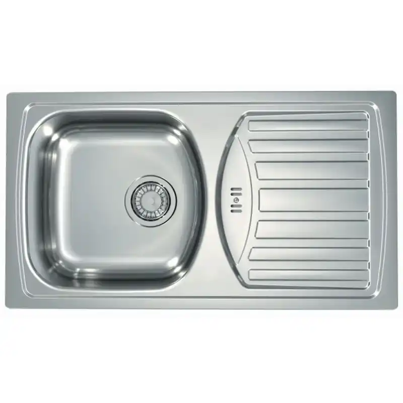 ALVEUS BASIC 150 FI 90 Edelstahlspüle, 780 x 435 mm, Satin 1037766 Must-Have