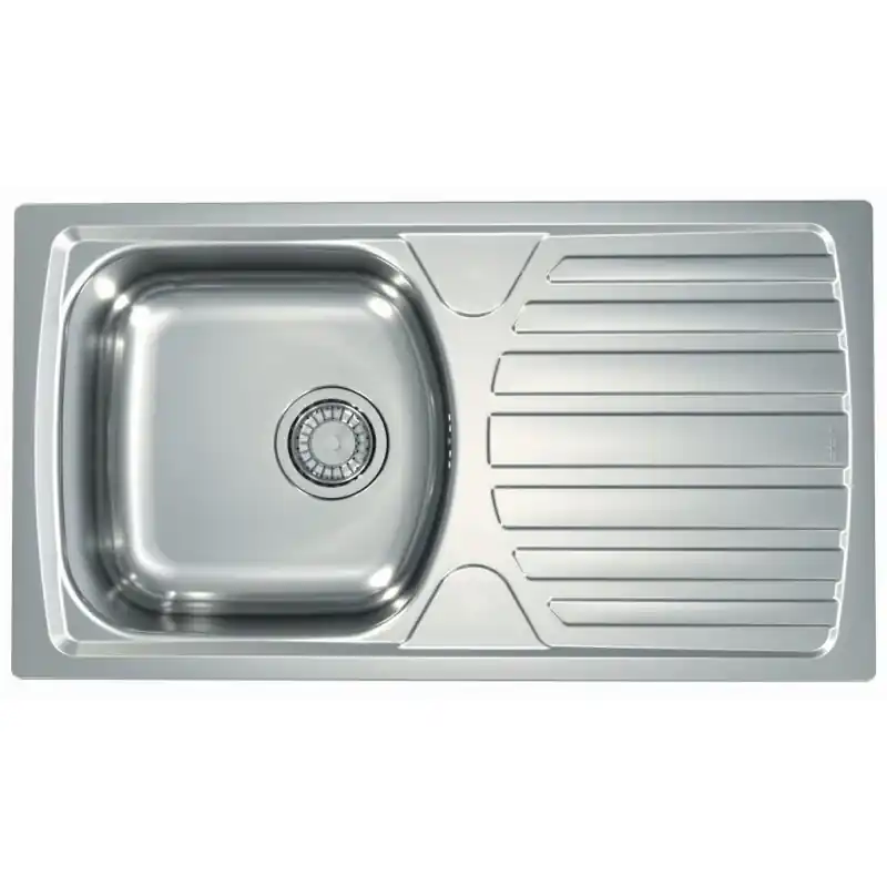 Echt ALVEUS BASIC 170 FI 90 Edelstahlspüle, 780 x 435 mm, Satin 1085986