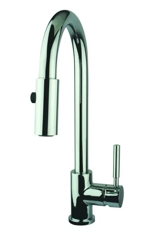 ALVEUS Küchenarmatur ULURU chrom ausziehbar mit Schlauchbrause, 2070305 Saisonangebot