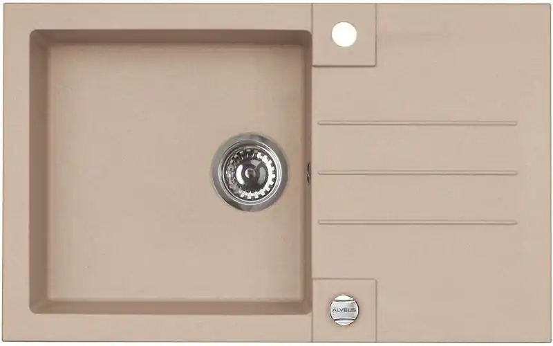ALVEUS ROCK 130 Granitspüle, 780x480 mm, beige Saisonangebot