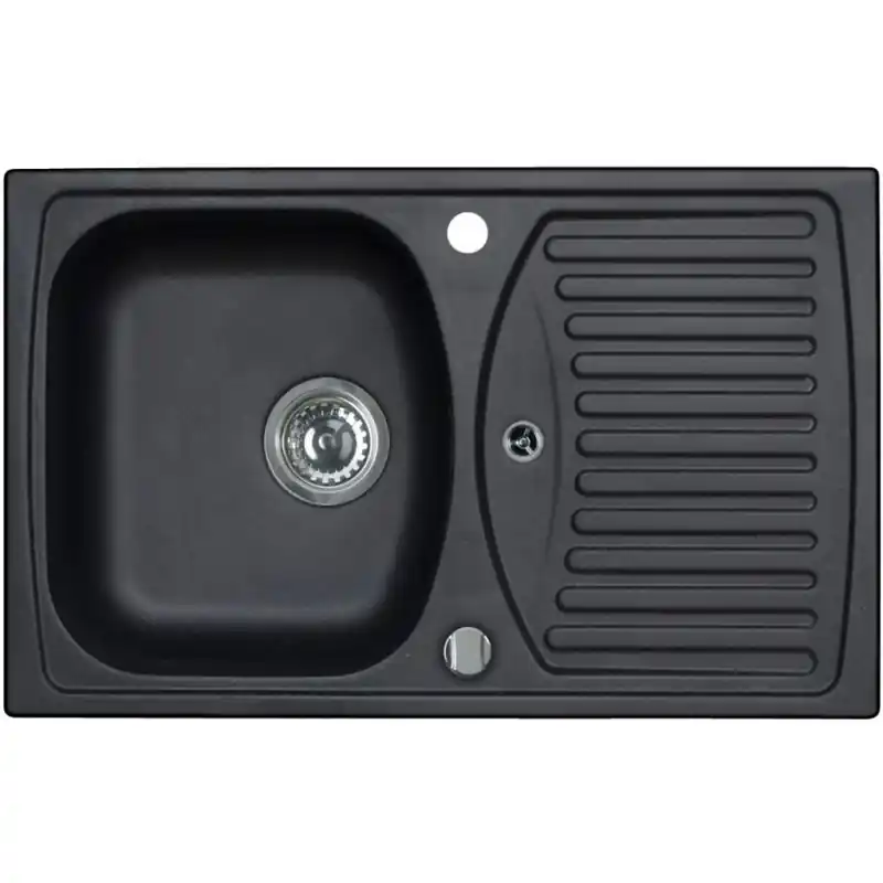Saisonangebot ALVEUS RECORD 30 Granitspüle, 780 x 480 mm, schwarz