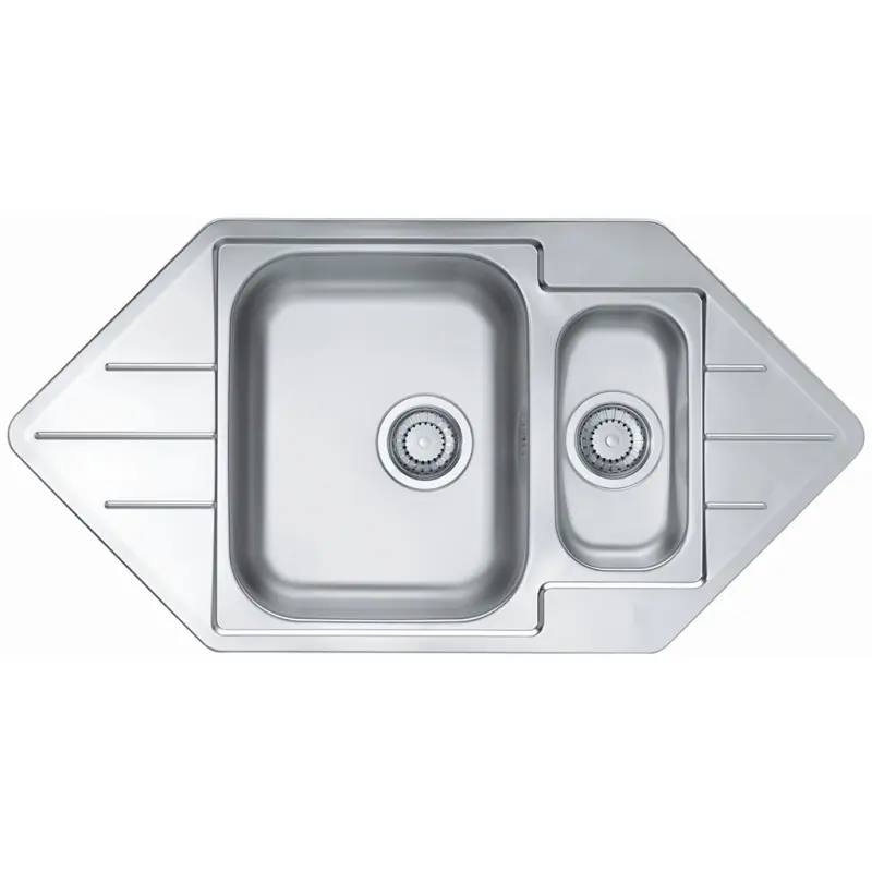 ALVEUS LINE 40 Edelstahlspüle, 985 x 500 mm, Natur 1082560 Direktkauf