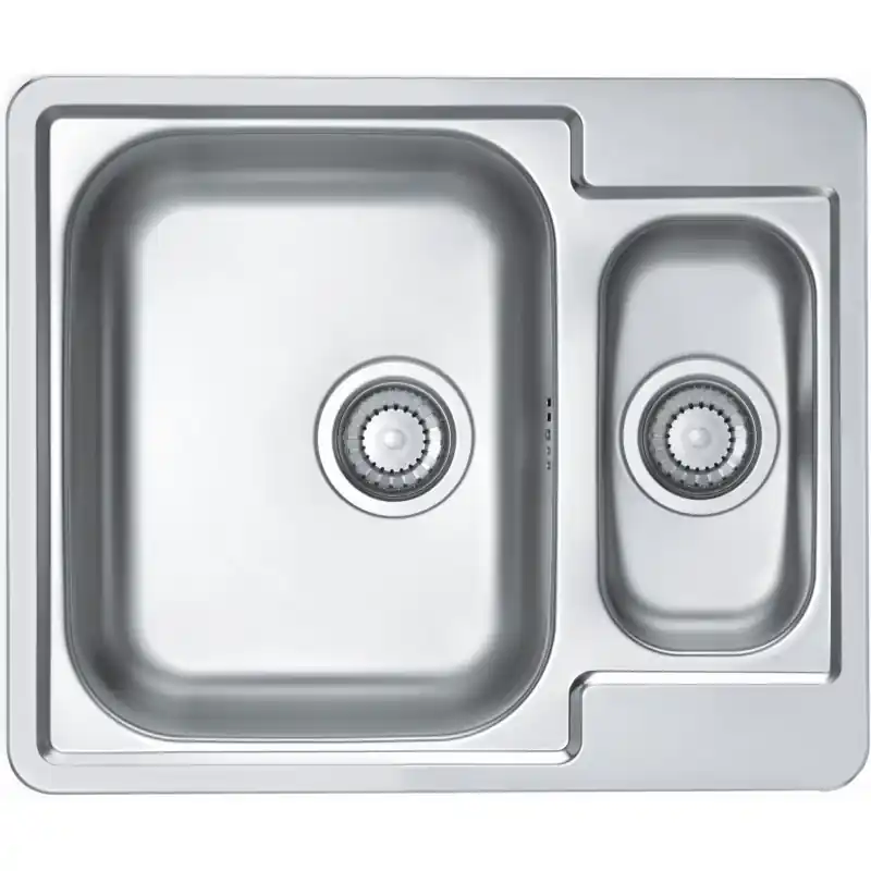 ALVEUS LINE 50 Edelstahlspüle, 615 x 500 mm, Natur 1065676 Must-Have