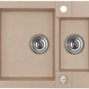 Top-Seller ALVEUS ROCK 80 Granitspüle, 595x475 mm, beige