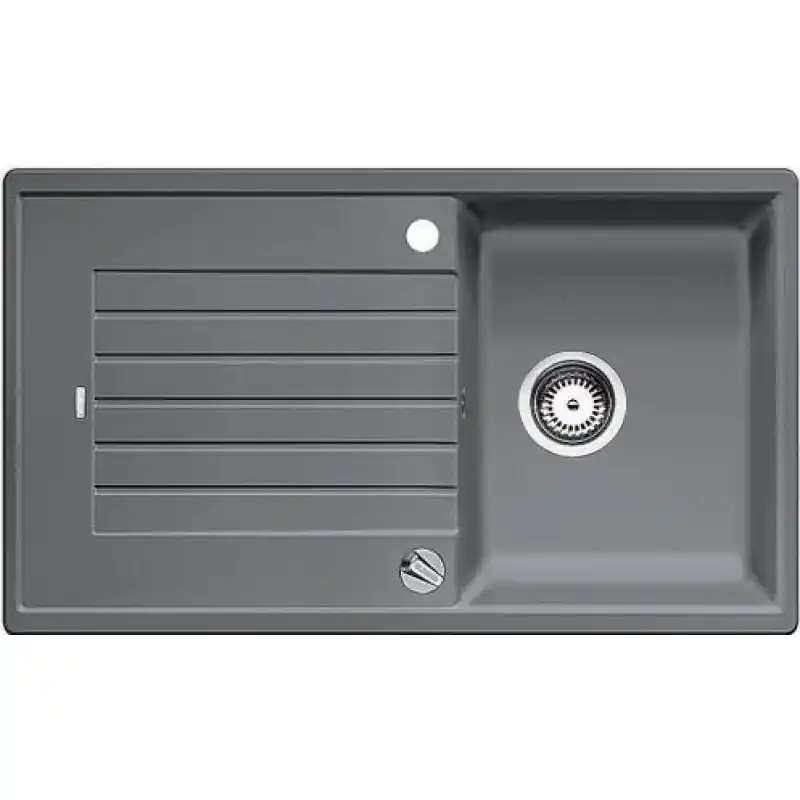 Aktuell BLANCO ZIA 45 SL alumetallic Einbauspüle Silgranit PuraDur II 516729