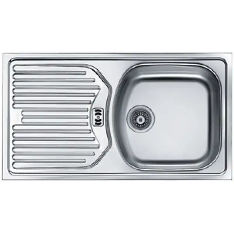 Neu Im Sortiment Franke Eurostar ETL 614 3 1/2“ 780x435 mm Edelstahl Einbauspüle, Leinen Struktur 101.0286.