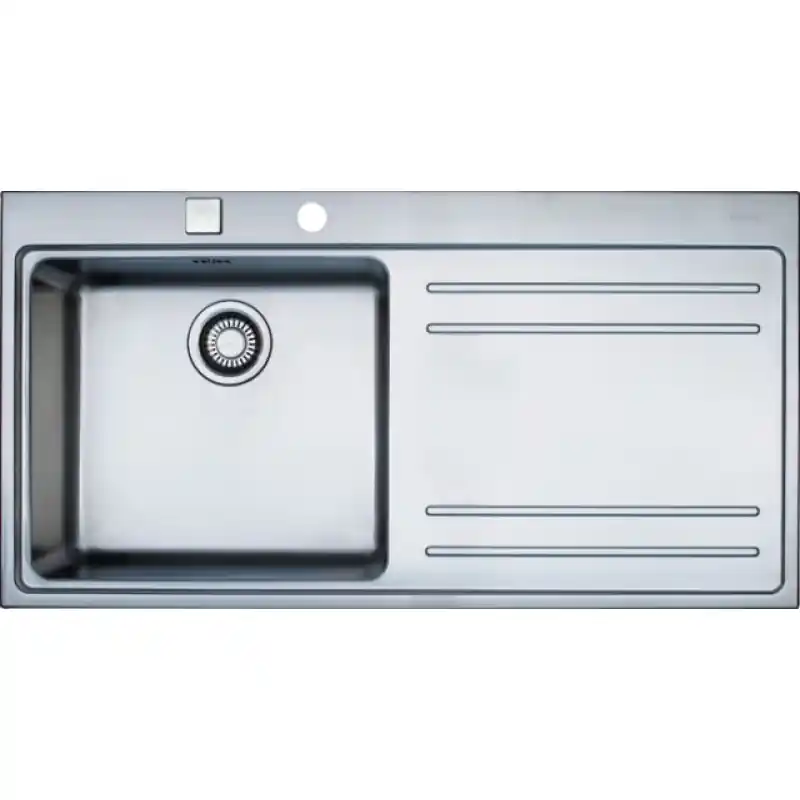 Franke Mythos MTX 611/2 Einbauspüle Edelstahl links 101.0067.182 Zertifiziert