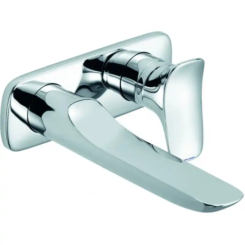 Begrenztes Angebot Kludi AMBA Unterputz-Waschtisch-Zweiloch-Wand-Einhebelmischer, Ausladung 186 mm 532440575