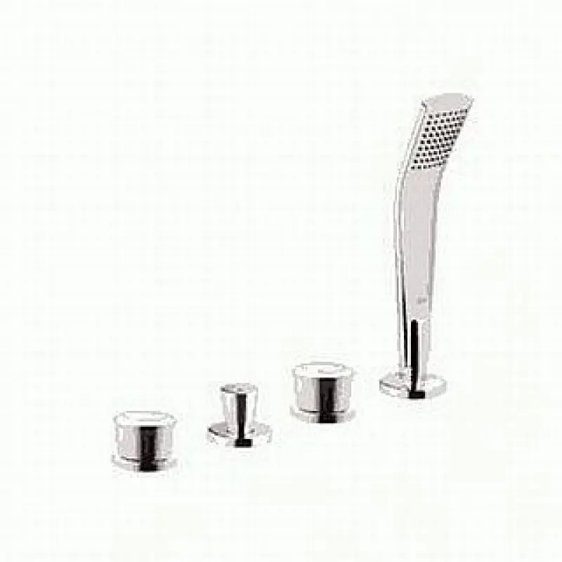 KLUDI Joop! Wannenfüll- und Brausearmatur DN 15, Chrom/ Grün Glass 554260505 Abverkauf