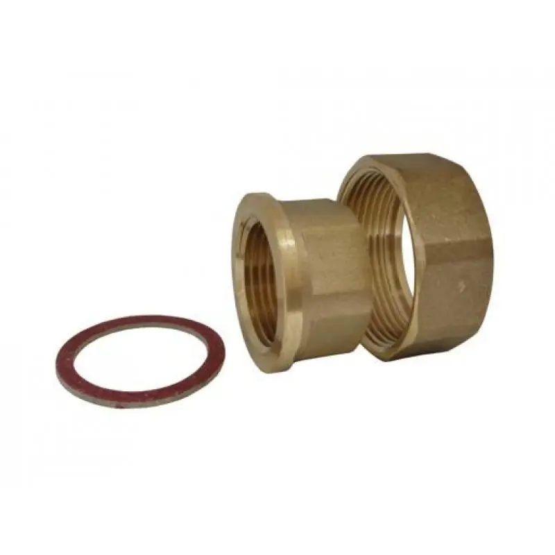 Versand Am Gleichen Tag Verschraubung zur Pumpe DN 32 G 2" x 1 1/4" Gelbguss
