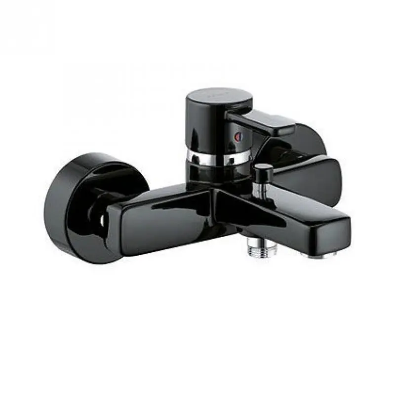 Neue Ware Kludi Zenta Wannenfüll- und Brause-Einhandmischer, Chrom/Black 386708675