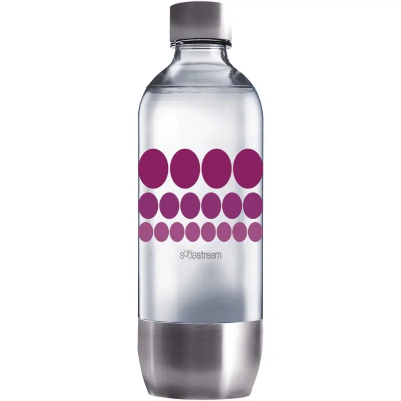 Neue Ware SodaStream Flasche 1l PURPLE METAL