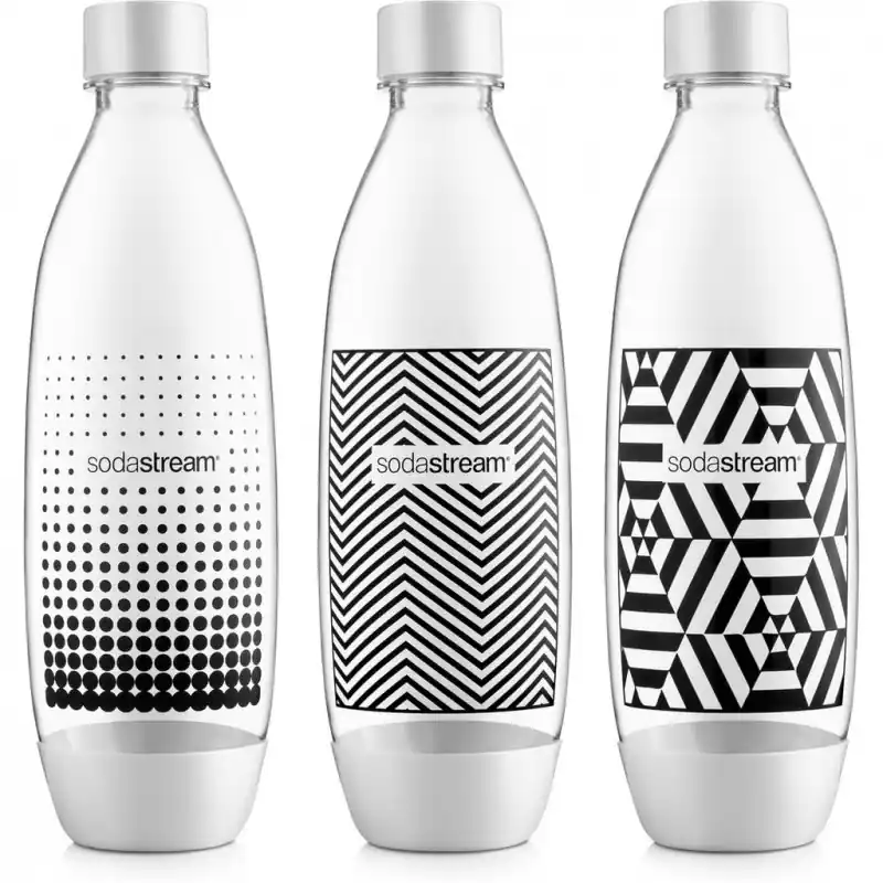 SODASTREAM Flasche TriPack 1l Sicherung Schwarz Weiß Jetzt Kaufen