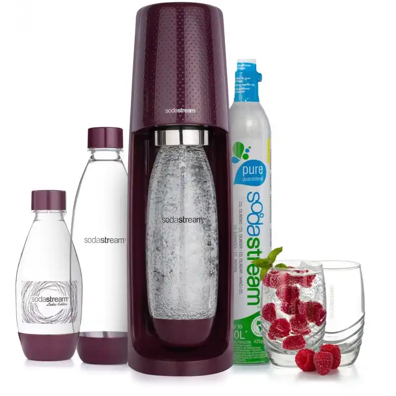Markenware SodaStream Spirit PLUM Hersteller von Mineralwasser