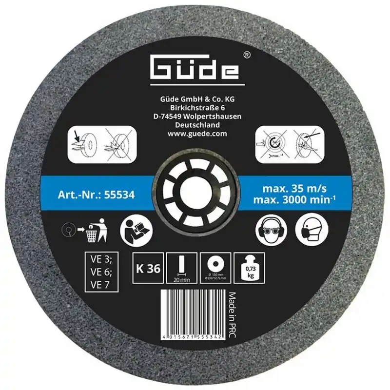 Versand Am Gleichen Tag GÜDE Schleifscheibe 150x 20x32 mm K 36 55534