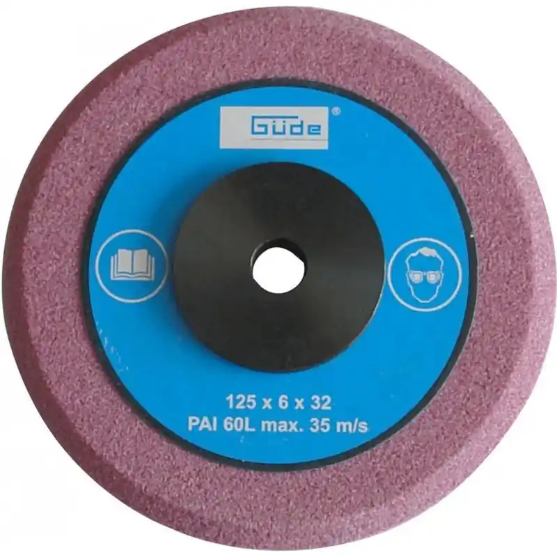 GÜDE Schleifscheibe CV 125x12x7,5 mm passend für Sägeblattschärfgeräte 94221 Neue Kollektion