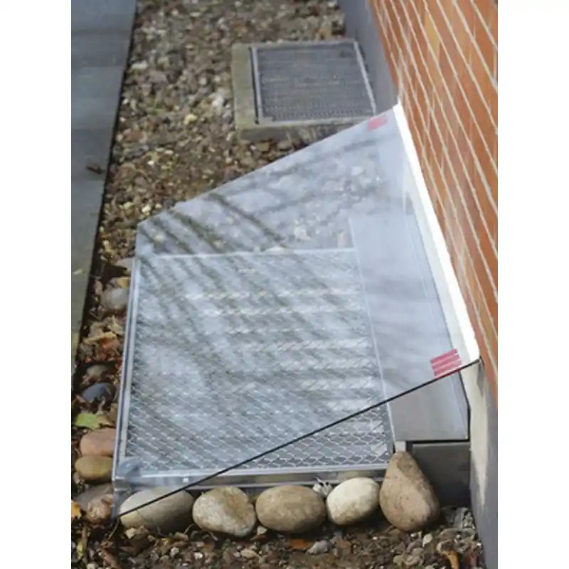 ACO Therm Lichtschachtabdeckung aus ESG Glas für LS 80 x 40 cm 35592 Preisreduziert