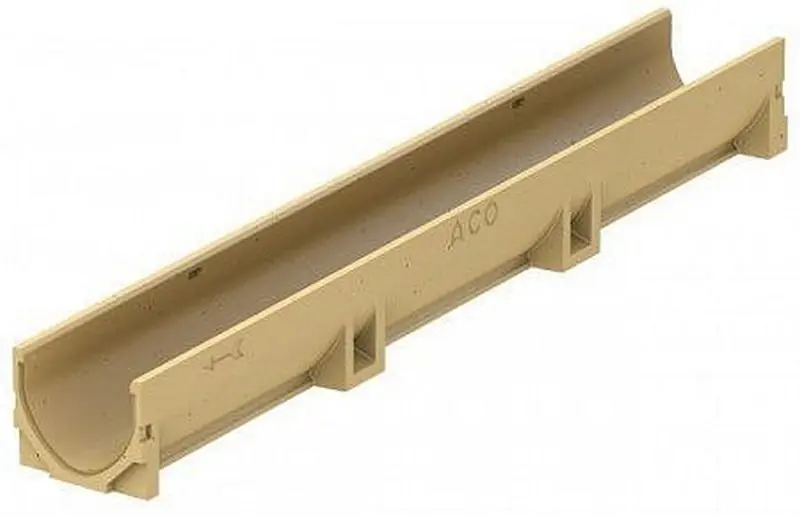 ACO Self Euroline Entwässerungsrinne 1 m, H=9,7 cm, ohne Rost 38500 Online Kaufen