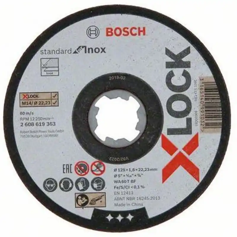 BOSCH X-LOCK Standard for Inox 125x1.6x2 T41 2608619363 Top-Angebot