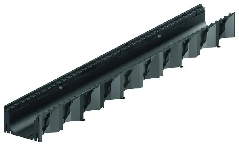 ACO Self Hexaline Rinnenkörper 1 m aus Kunststoff ohne Rost, schwarz 319200 Bestpreis
