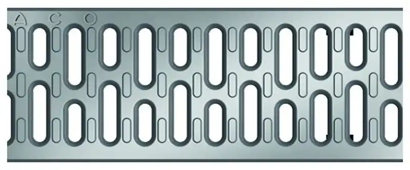 Knallerangebot ACO Drainlock NW 100, Klasse C 250, Stegrost 1,0 m, Stahl verzinkt 12614