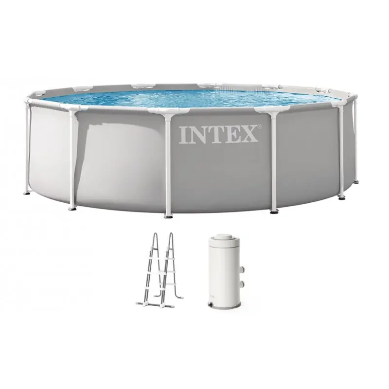 Top-Seller INTEX PRISM FRAME Rundpool 366 × 99 cm mit Kartuschenfilteranlage 220–240V 26716ND