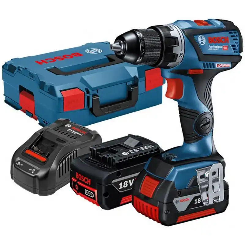 BOSCH GSR 18V-60 C Akku-Bohrschrauber 18V 2x5.0Ah 06019G1100 Top-Preis