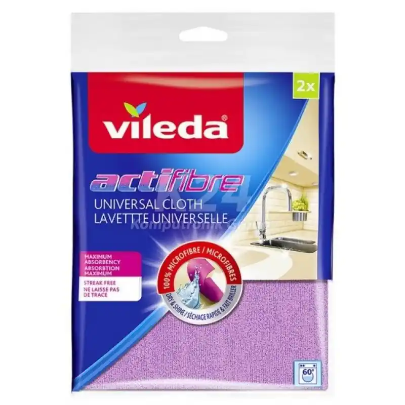 Schneller Versand VILEDA Actifibre Microtuch, 2 Stück 148310