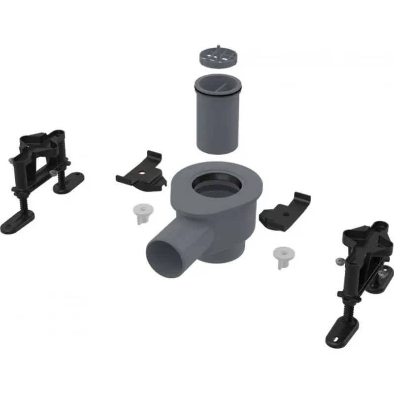 Angebot ALCAPLAST Siphon DN50 mit dem Set der verstellbaren Füßen APZ-S12
