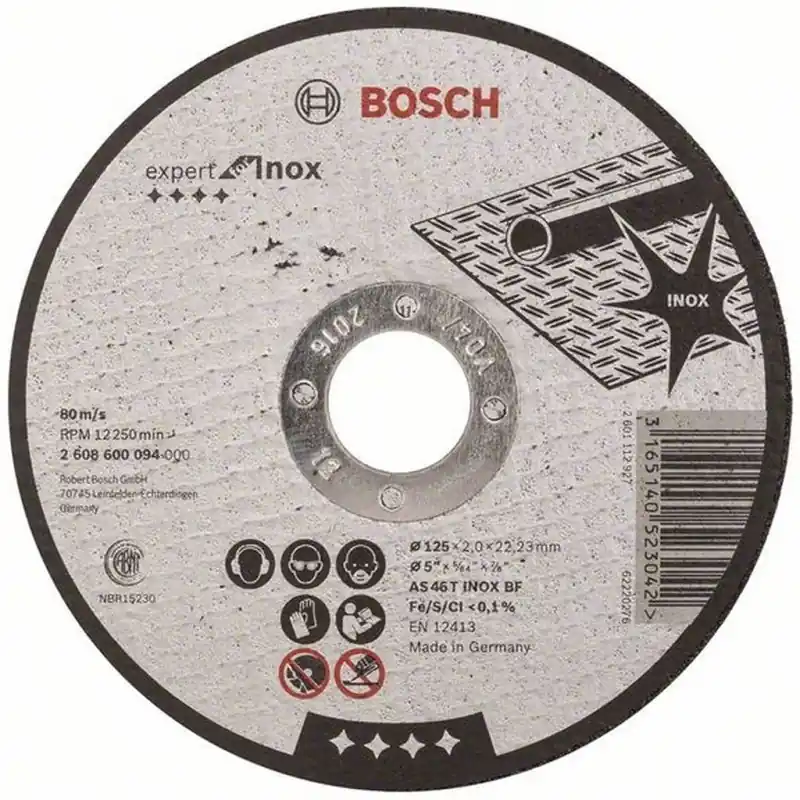 Heißes Angebot BOSCH Trennscheibe gerade Expert for Inox, 125 x 22,23 x 2,0 mm 2608600094