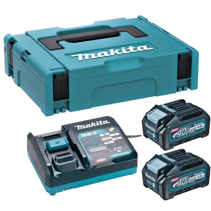 Makita 191J97-1 Set Li-ion XGT 40V 2xBL4040 Akku + DC40RA Ladegerät + Makpac Gr.1 Sonderangebot