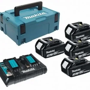 Versand Am Gleichen Tag Makita 197970-3 Set Li-ion LXT 18V 4xBL1830B + DC18RD Ladegerät + Makpac Gr.2