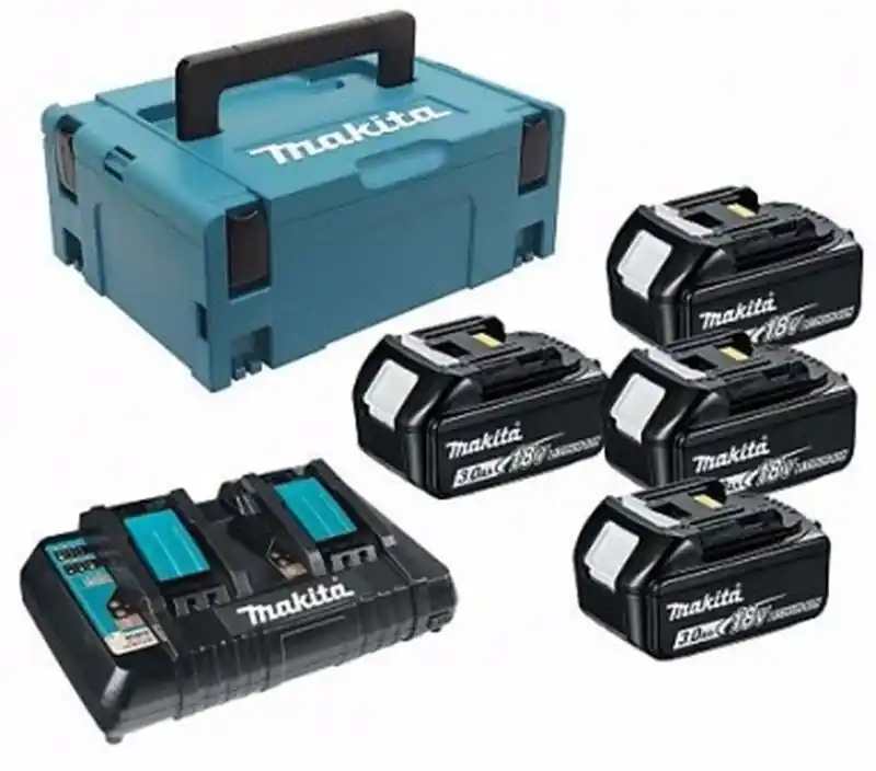 Versand Am Gleichen Tag Makita 197970-3 Set Li-ion LXT 18V 4xBL1830B + DC18RD Ladegerät + Makpac Gr.2