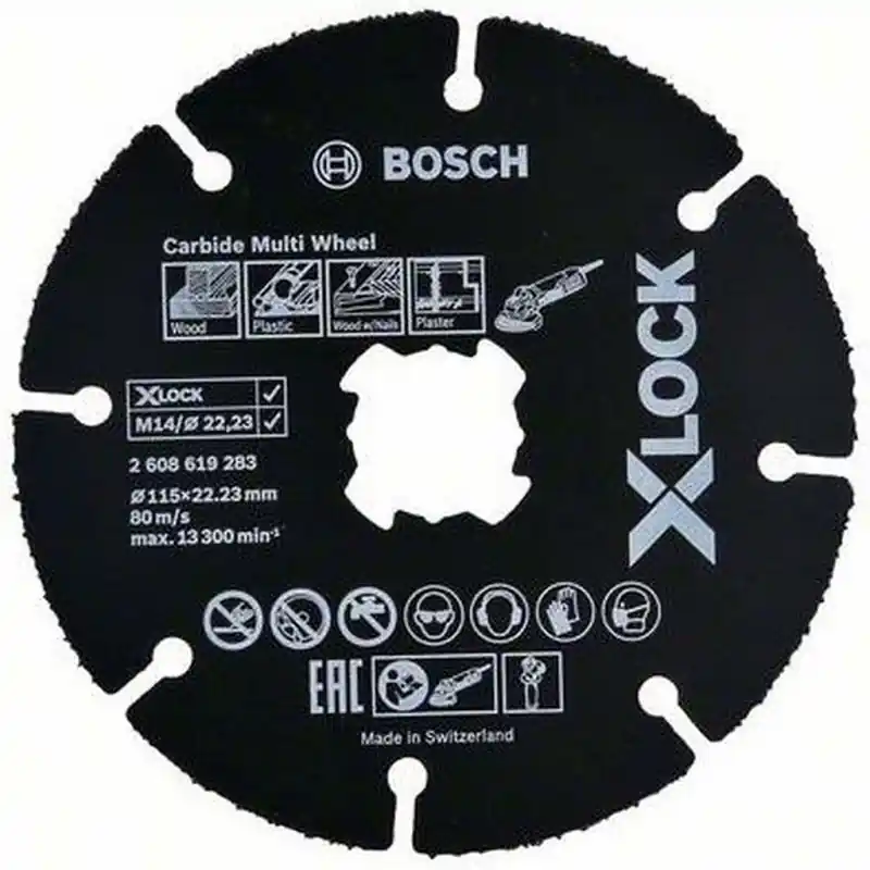 Bosch X-LOCK Carbide Multi Wheel Trennscheibe, 115mm 2608619283 Sichere Zahlung