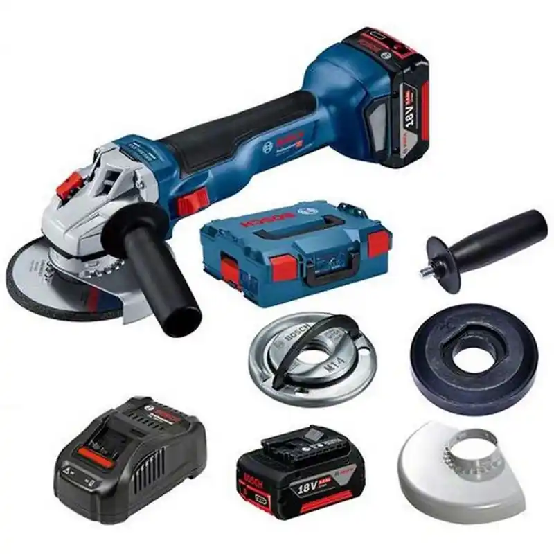 BOSCH GWS 18V-10 Akku-Winkelschleifer im Koffer, 2x 5,0 Ah 06019J4004 Preisreduziert
