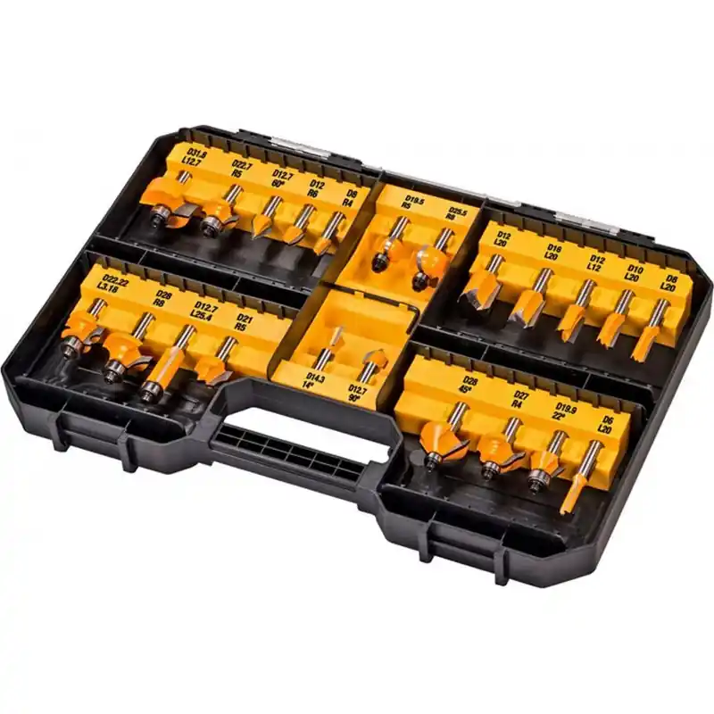 DeWALT DT90017-QZ Fräser Set 22-Teilig Garantierte Lieferung