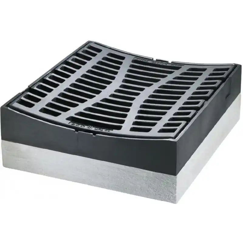 Zertifiziert ACO Combipoint PP Aufsatz Rinnenform 500x524mm, C250, H175, Gusseisen 89114