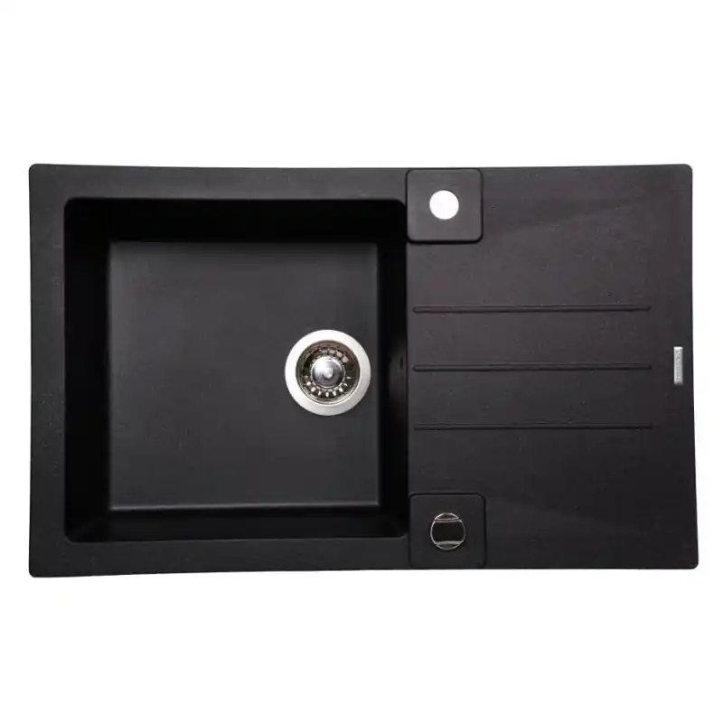Sonderaktion ALVEUS CASCADA 130 Granitspüle, 780 x 500 mm, schwarz
