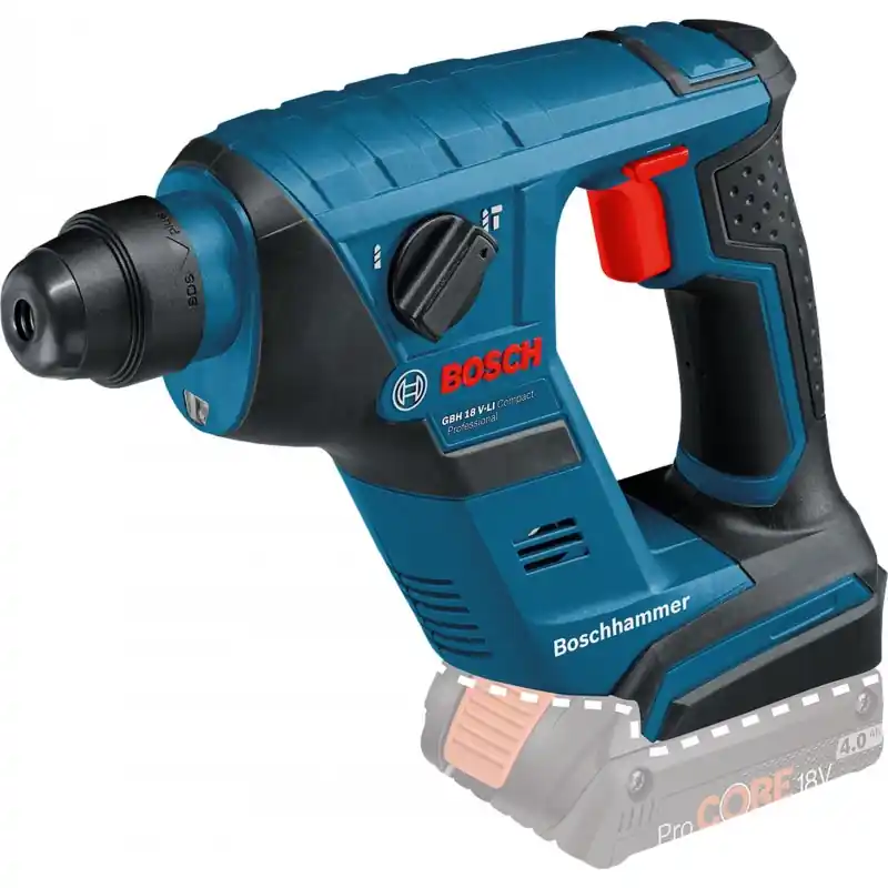 Versand Am Gleichen Tag BOSCH Akku-Bohrhammer GBH 18V-LI Compact mit SDS plus Solo 0611905300