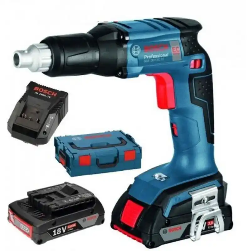 Direktkauf BOSCH Professional GSR 18 V-EC TE Akku-Trockenbauschrauber, 2x 2,0Ah 06019C8002