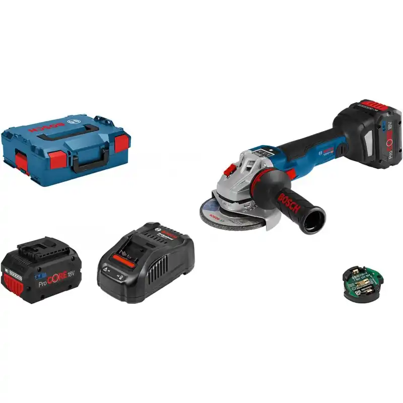 BOSCH GWS 18V-10 SC Akku-Winkelschleifer, 2 × ProCORE 8.0Ah 06019G340H Preiswert