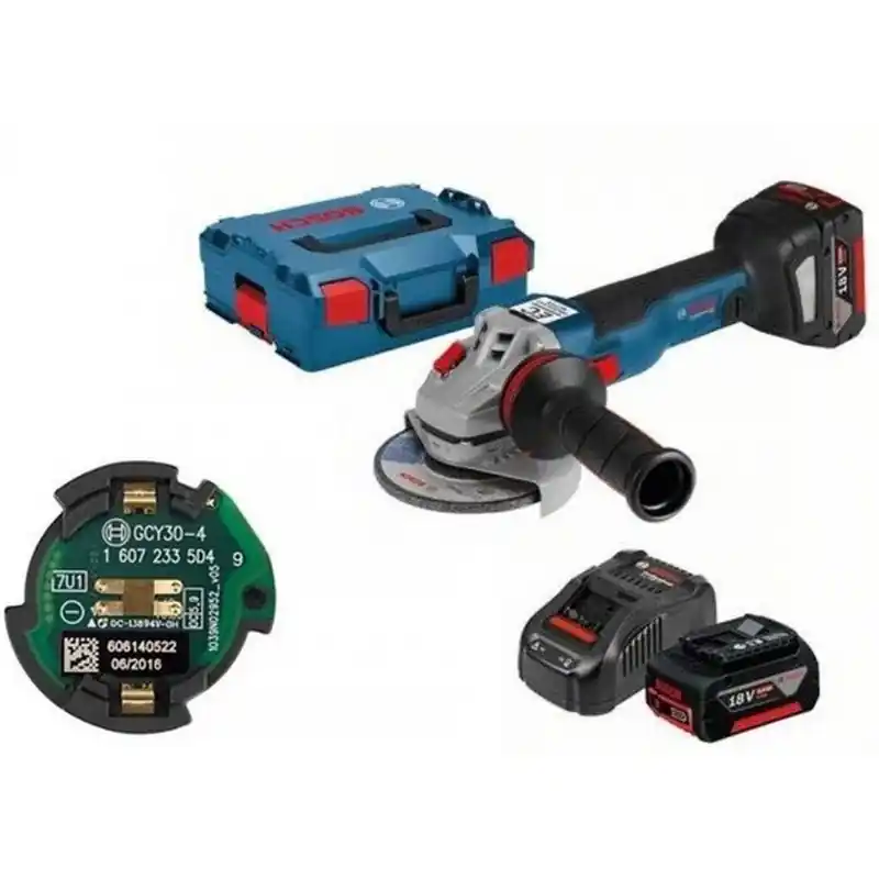 BOSCH GWS 18V-10 SC Akku-Winkelschleifer, 2x 5,0Ah 06019G340D Highlight
