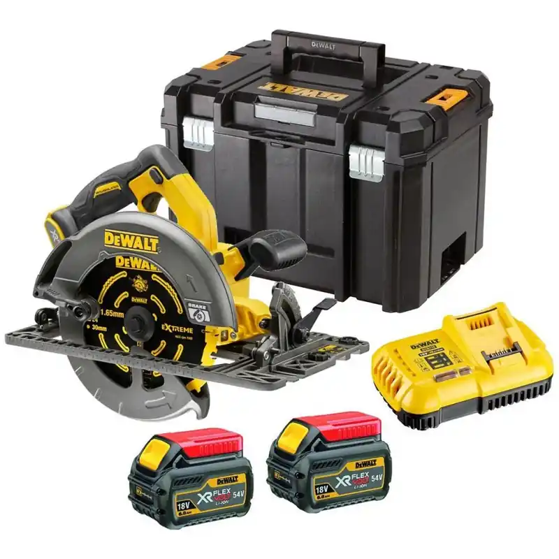 Geprüft DeWALT Akku-Handkreissäge FlexVolt DCS576T2-QW