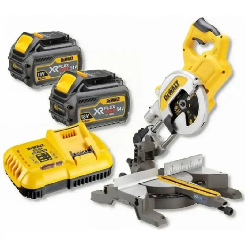 Sonderangebot DeWALT DCS777T2-QW Akku-Paneelsäge XR FlexVolt (216mm/54V/2x6,0Ah)